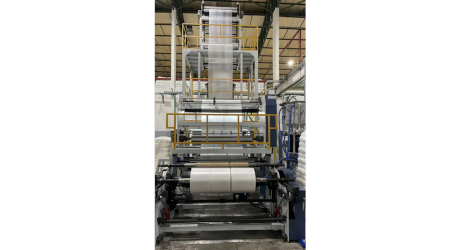 巴西，單層1200吹膜機(jī)，用于各種LDPE薄膜包裝等